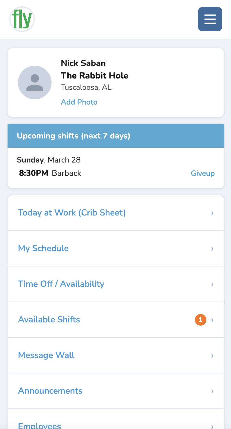 Rabbit Hole schedule preview